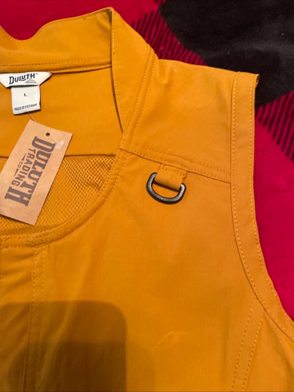 Duluth Trading Co Golden Yellow Work Vest - Picture 10 of 16